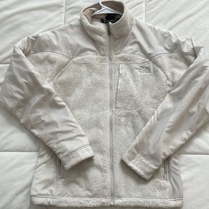 The North Face womens white jacket
